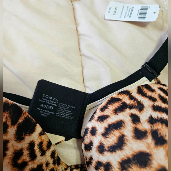 NWT SOMA Stunning Support - Lepord Print SIZE 40DD - Picture 2 of 3